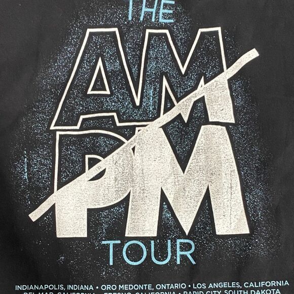 Chase Rice AMPM Tour 22 Concert T-Shirt Black XXL Graphic Band Tee Country Music - Picture 8 of 11
